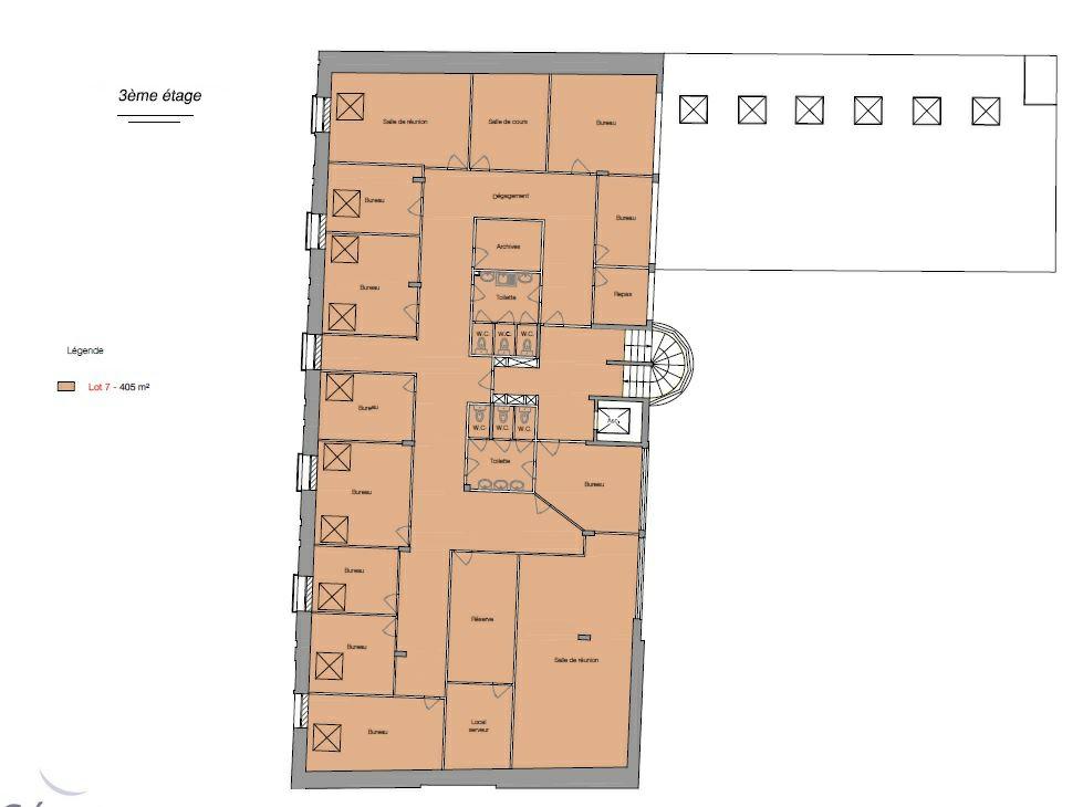 Bureau Rouen 1295m² Location bureau Rouen Seine-Maritime OLBUR2314236 15